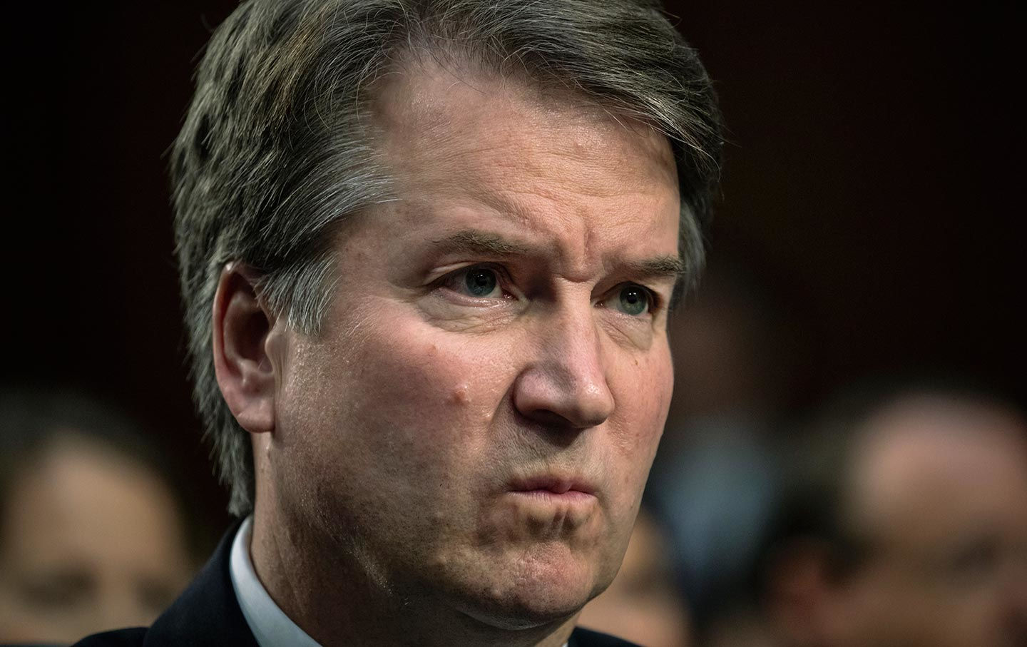 Brett Kavanaugh Ugly Face Look;