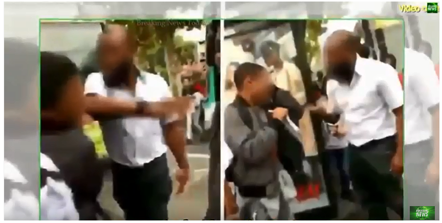 Bus Driver Slapped Boy;