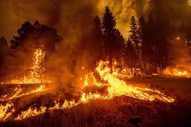 Dixie Fire in California;