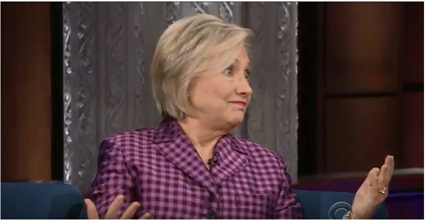 Hillary Clinton Stephen Colbert;