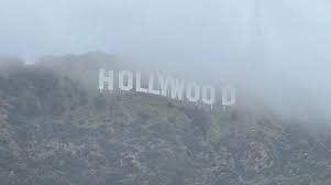 Hollywood Snow Sign;