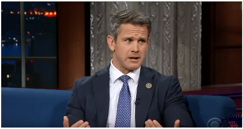 The Late Show with Stephen Colbert guest Congressman Adam Kinzinger