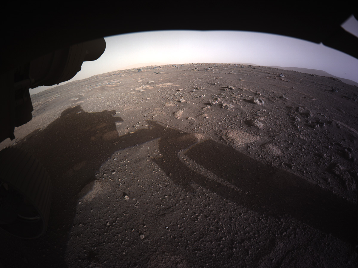 Mars' terrain;