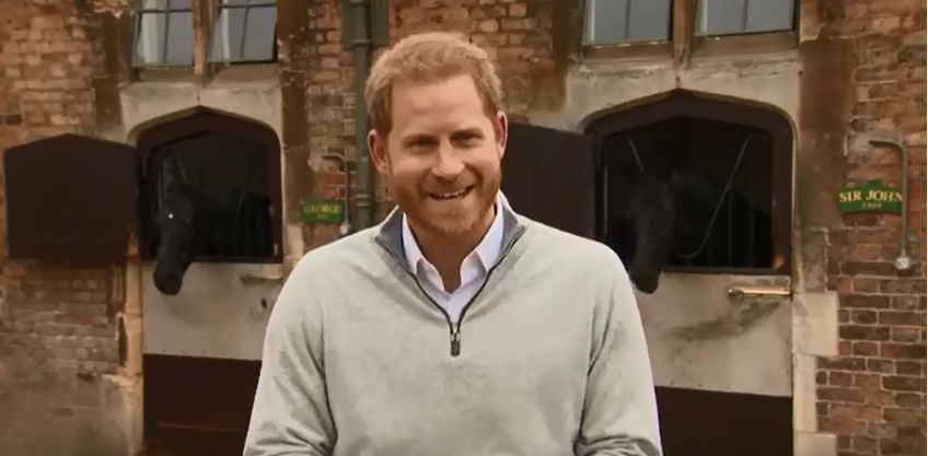 Prince Harry Announcing The Birth of He and Meghan Markle's Baby;