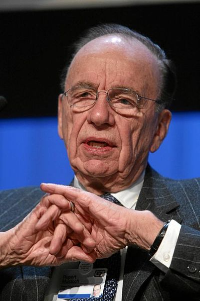 Rupert Murdoch at the World Economic Forum;
