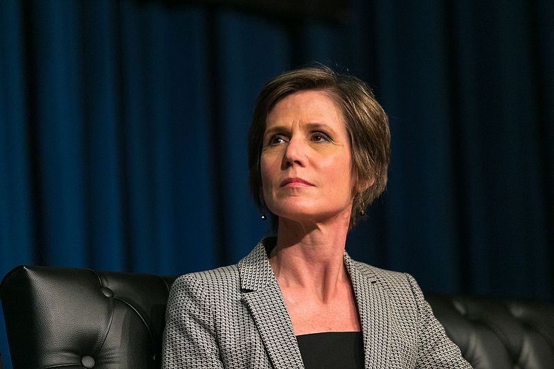 Former Acting Attorney General Sally Yates;