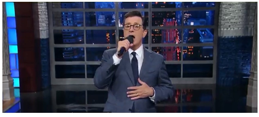 Stephen Colbert Singing