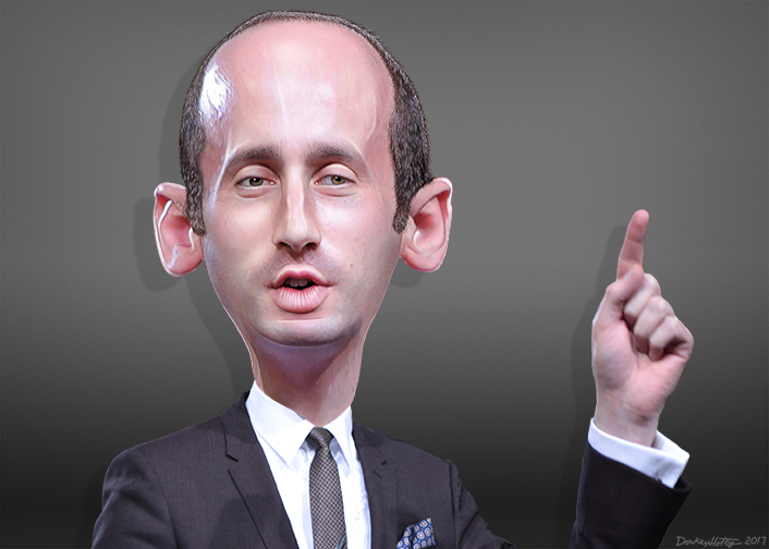 Stephen Miller Caricature;