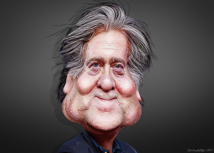 Steve Bannon Cartoon I;