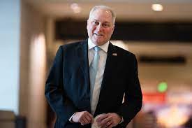 Steve Scalise with the happy look;